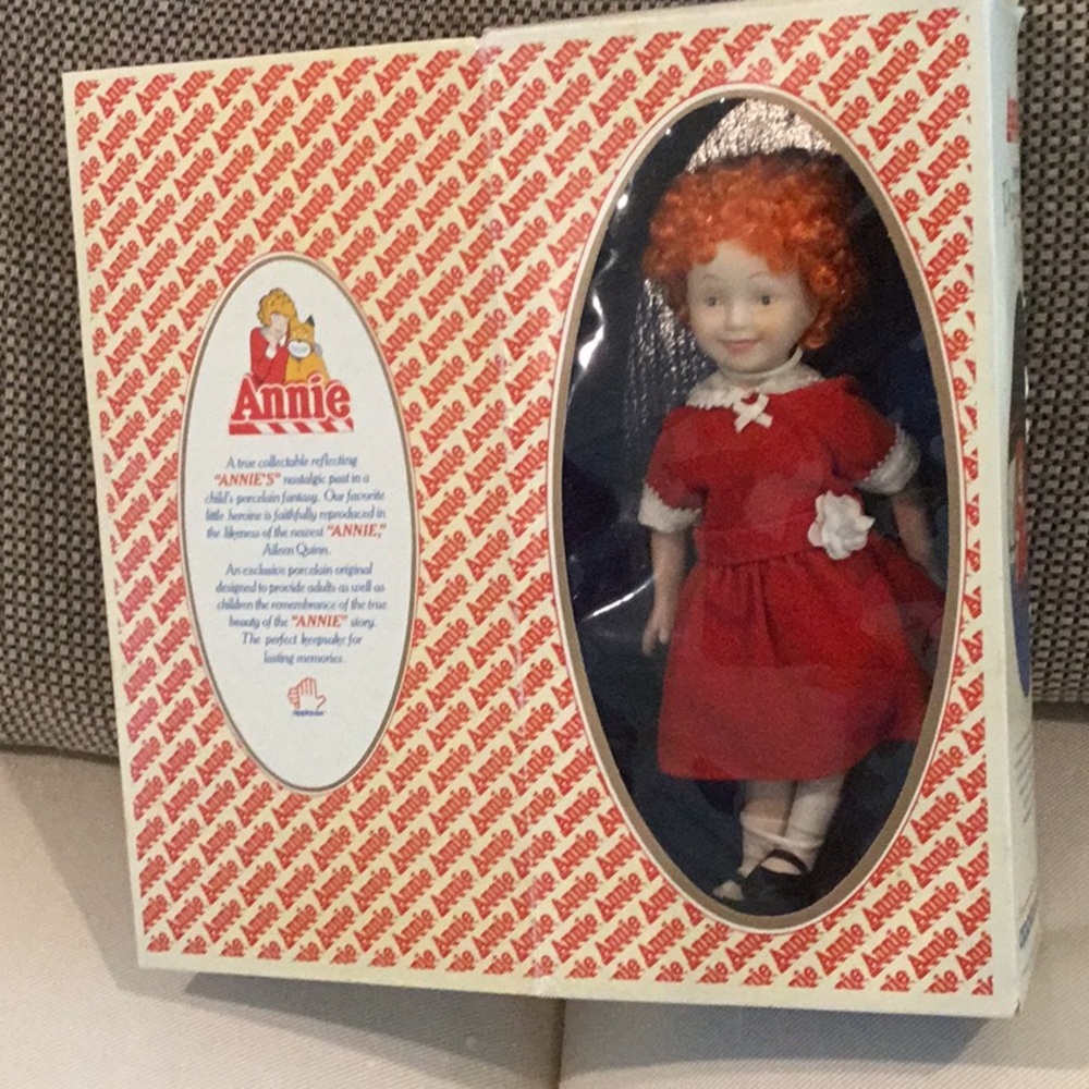 Doll. “ANNIE”. Genuine porcelain doll